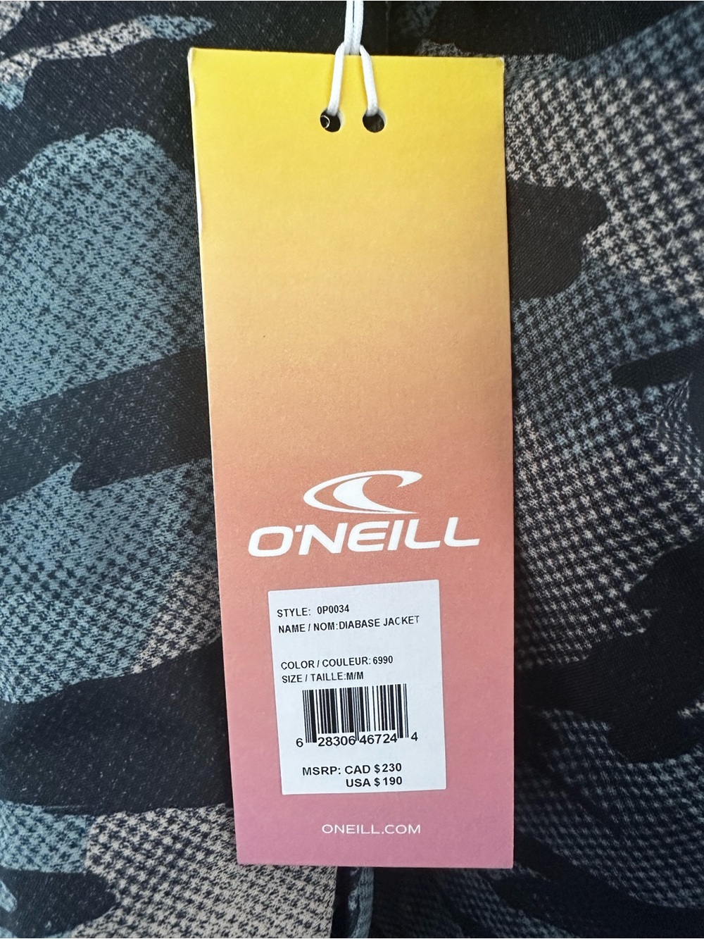 O’Neill Snowboarding Jacket (Diabase green & black) - Picture 5 of 9